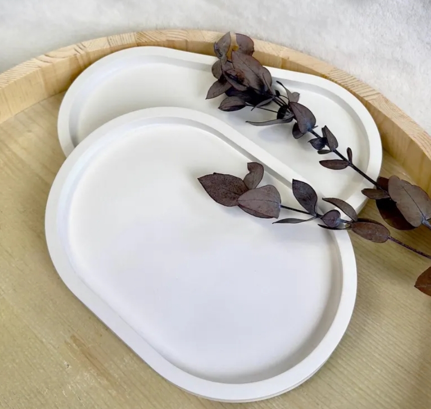 Ovale Platte (11cm x 15,5cm)