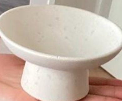Kleine Schale glatt mit Fuß
