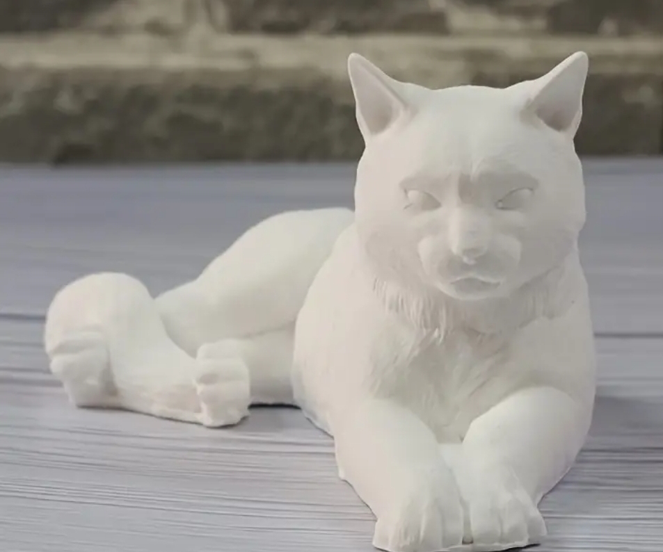 Katze Liegend Skulptur