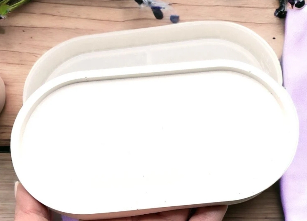 Ovale Platte (9,5cm x 18cm)