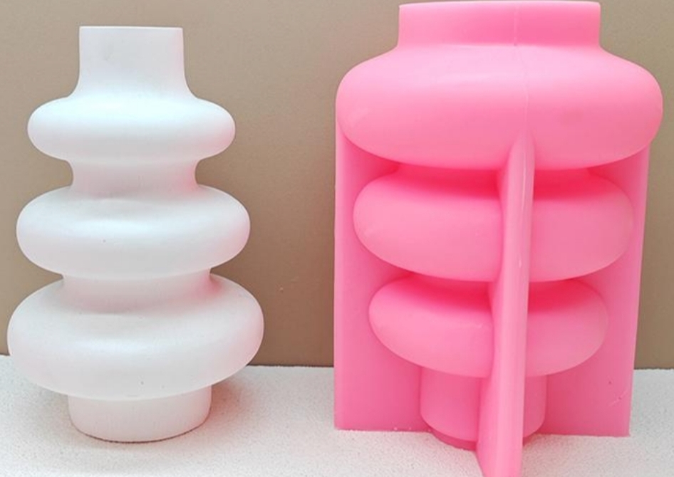 Große Vase in Donutform